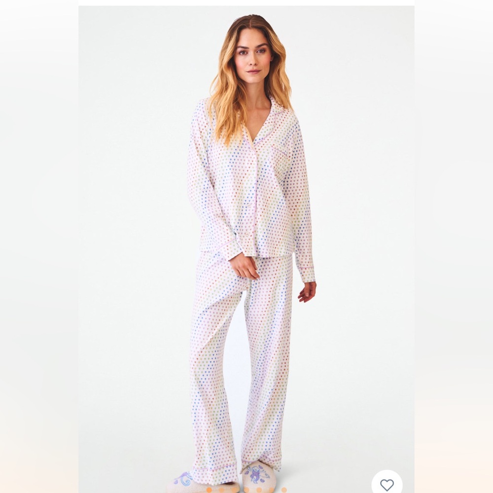 Disco Heart Long Sleeved Pajamas